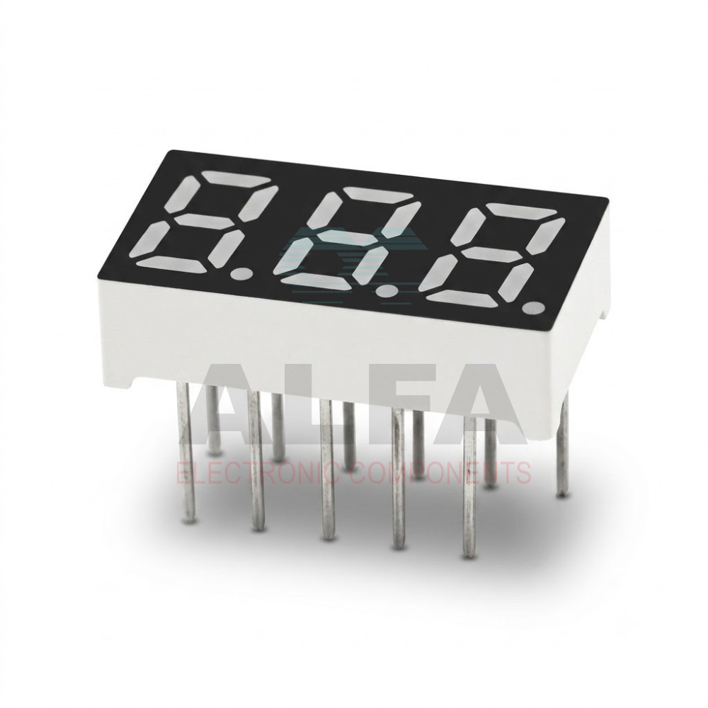0.25 Inch Three Digit Seven Segment Display