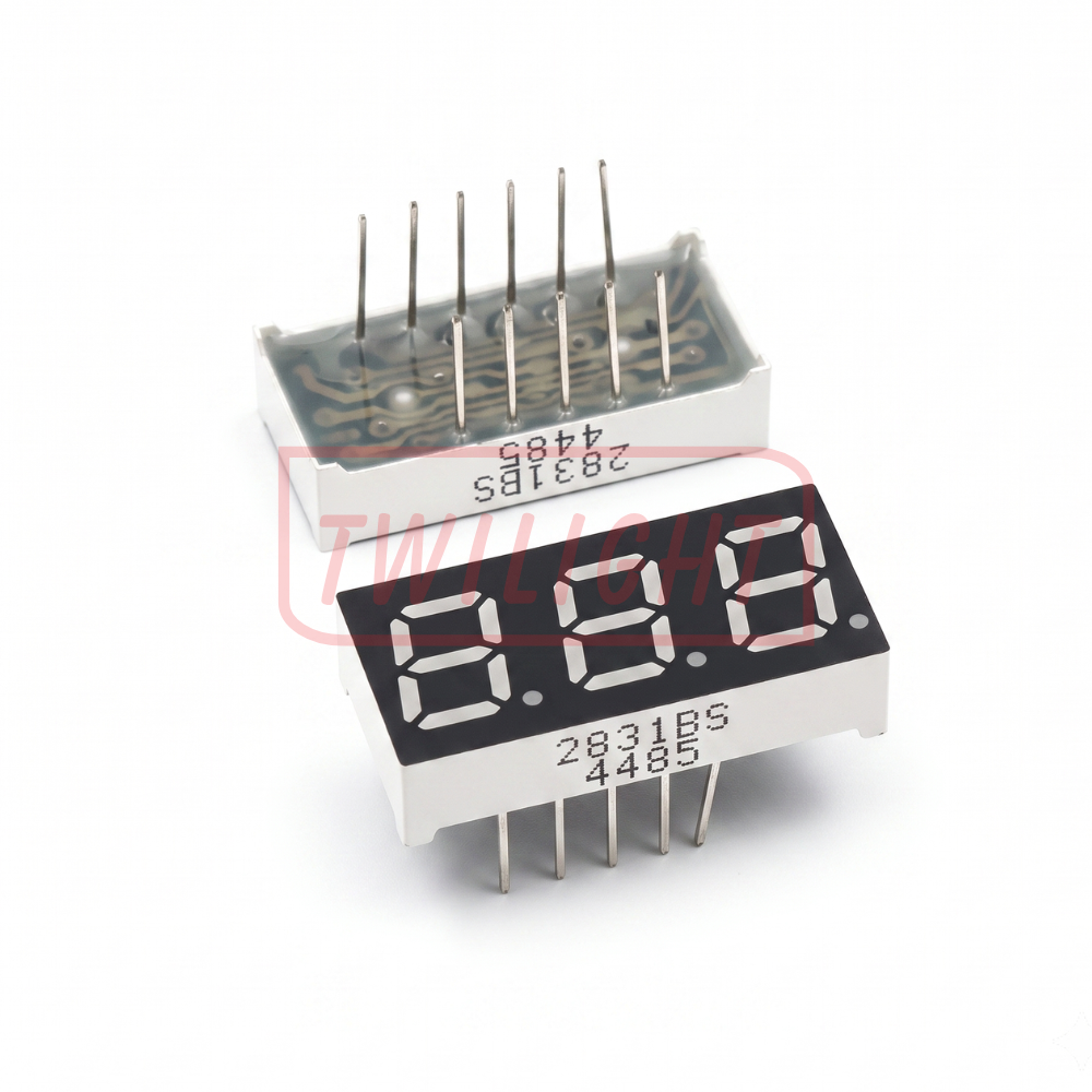 0.28 Inch Three Digit Seven Segment Display