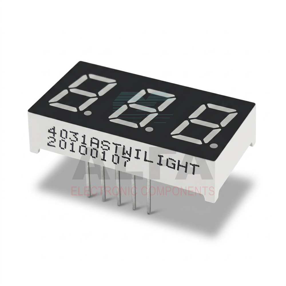0.4 Inch Three Digit Seven Segment Display