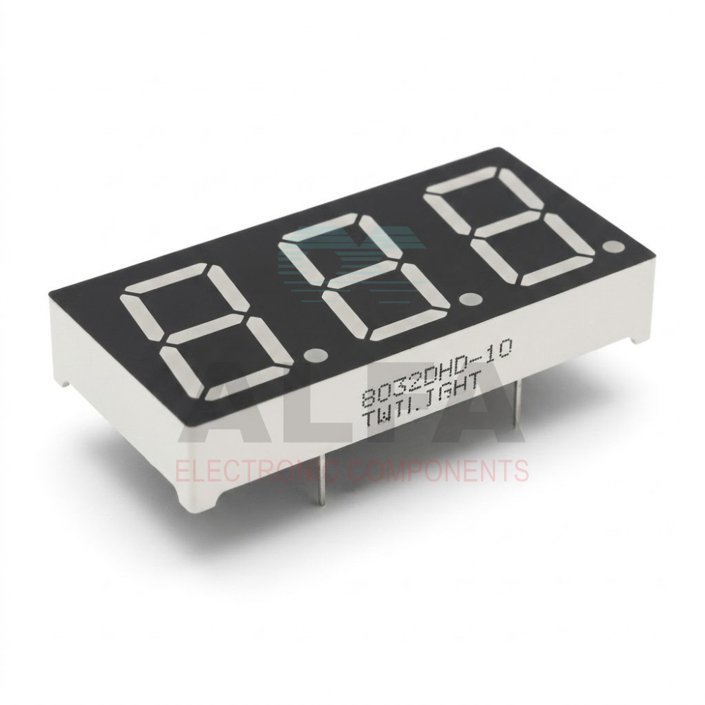 0.8 Inch Three Digit Seven Segment Display