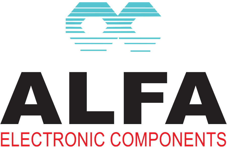 Alfa Electronic Components - Seven Segment Display Logo